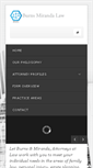 Mobile Screenshot of burnsmirandalaw.com
