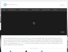 Tablet Screenshot of burnsmirandalaw.com